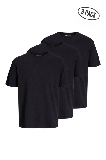 Under Tee Crew Neck 3 Pack Black