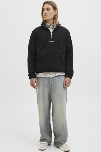 Soho Fleece Half Zip Black