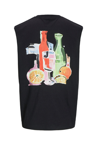 Varenna Sleveless Tee Black