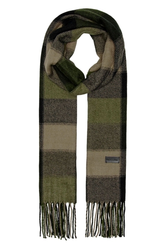 Carlo Check Scarf Rosin