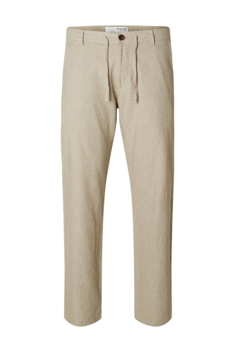 Brody Straight Fit Linen Pants Incense