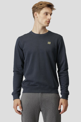 Basic Organic Crewneck Navy