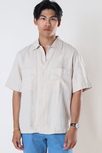 Camp Linen Resort Shirt SS Pelican