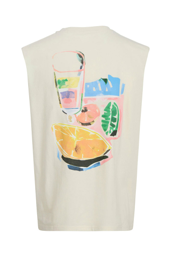 Varenna Sleveless Tee Antique White