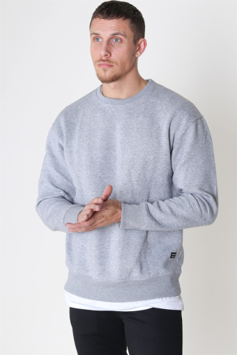 Soft Sweat Crew Neck Light Grey Melange