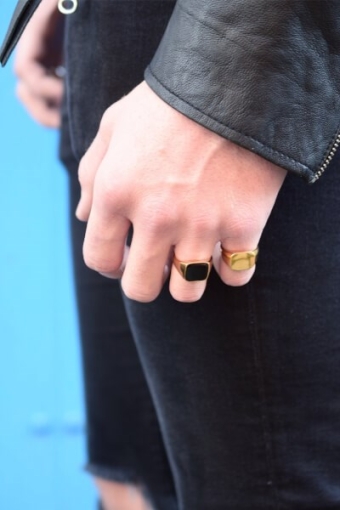 Ring Classic SignatKlokkee Gold