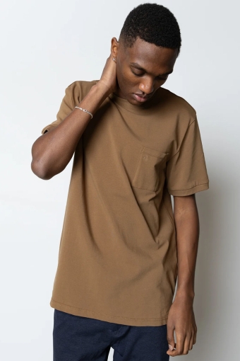 Clean Formal T-shirt Brown