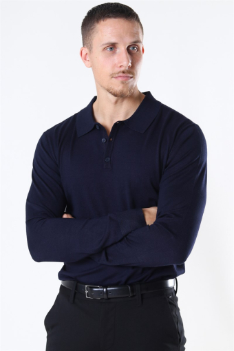 Acheletta Polo Strikke Navy