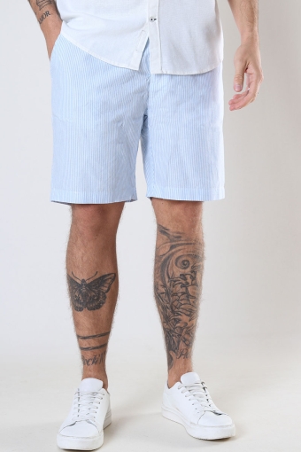 Chill Oxford stripe shorts Light blue / White Stripe 1