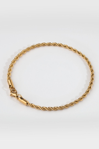Rope Armbånd Gullfarge