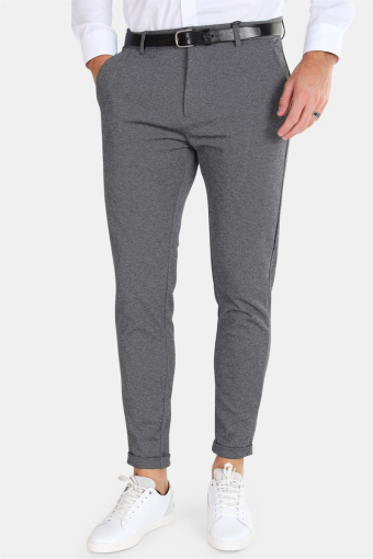 Prato    Jersey Pants Dark Grey Mix