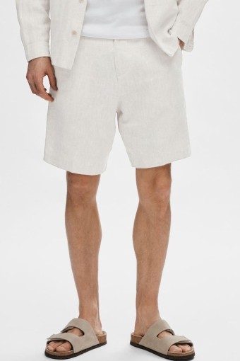 Regular Mads Linen Shorts Pure Cashmere
