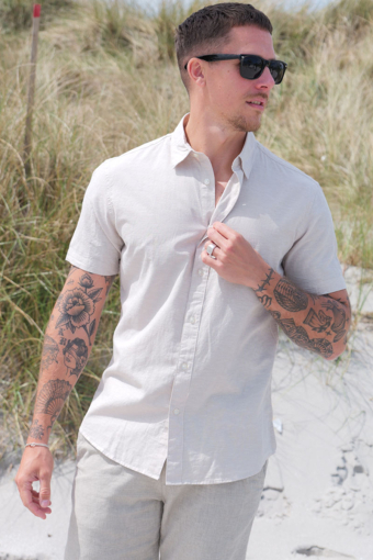 Regular New Linen Shirt SS Pure Cashmere