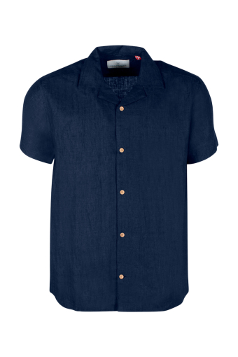 Ayers SS loose Shirt Sky Captain