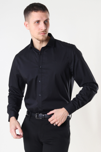 London Stretch Nano Shirt L/S Black