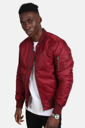 Bomber jakke Burgundy