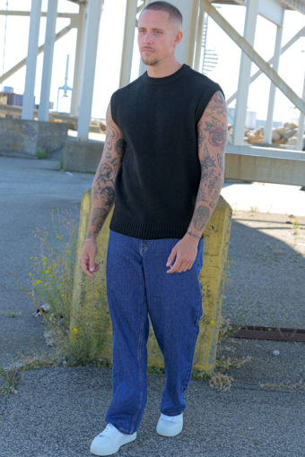 Soho Ollie Knit Vest Black