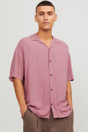 Jeff Solid Resort Shirt SS Mesa Rose