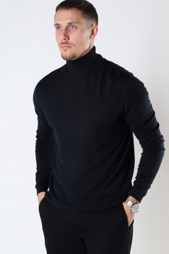 MALCOLM ROLL NECK KNIT Black