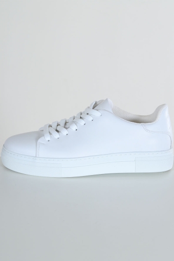 SLHDAVID CHUNKY LEATHER SNEAKER NOOS White