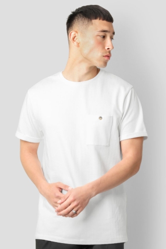 Timothy Structured Tee White