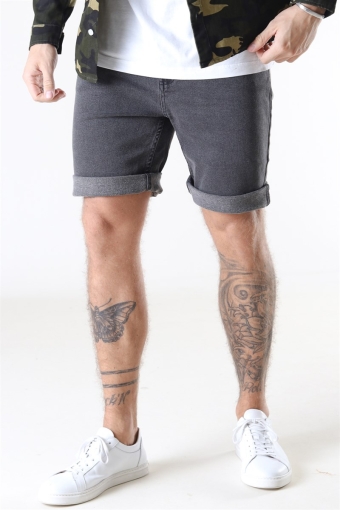 Mr Orange Denim Shorts Grey