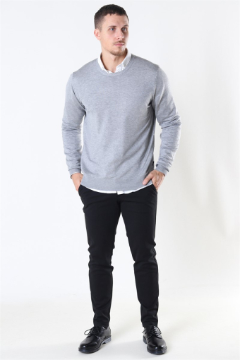 Acheletta Strikke Lt. Grey Mix