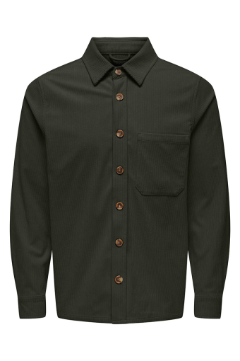 Tile Corduroy Shirt Rosin