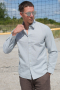 Selected Slim Sun Linen Shirt LS Iceberg Green / White