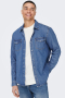 ONLY & SONS  Bane Regular Fit Denim Shirt Medium Blue Denim