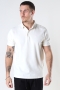 Clean Cut Copenhagen Silkeborg Stretch Polo Ecru