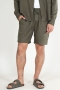 ONLY & SONS Tel Viscose Linen Shorts Olive Night