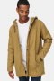 ONLY & SONS ONSALEX TEDDY PARKA JACKET EXP RE Dull Gold