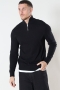 Jack & Jones JJEEMIL KNIT HALF ZIP NOOS Black