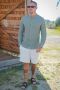 ONLY & SONS CAIDEN LS SOLID LINEN MAO SHIRT Swamp