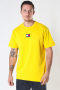 Tommy Jeans TJM TOMMY BADGE TEE Pollen