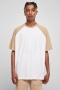 Urban Classics Organic Oversized Raglan Tee White/Beige