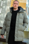Jack & Jones Alpha Long Puffer Dusty Olive