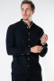 Kronstadt Dean Diego Cotton henley shirt Black