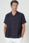 Kronstadt Ayers SS loose Shirt Chocolate Plum
