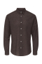 ONLY & SONS Caiden LS Linen Shirt Coffee Bean Peppercorn